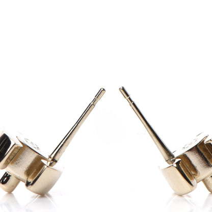Chanel Metal CC Turnlock Earrings Gold 3 of 5