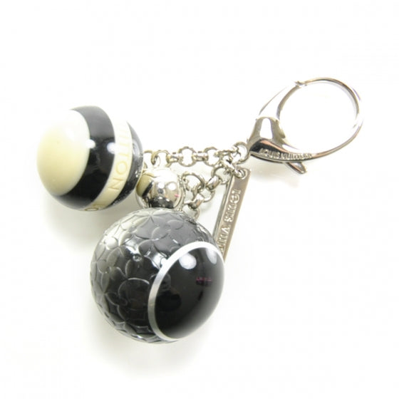 Louis Vuitton Mini Lin Croisette Bag Charm Black 1 of 3