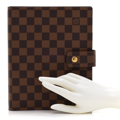 Louis Vuitton Damier Ebene Large Ring Agenda Cover 2 of 8