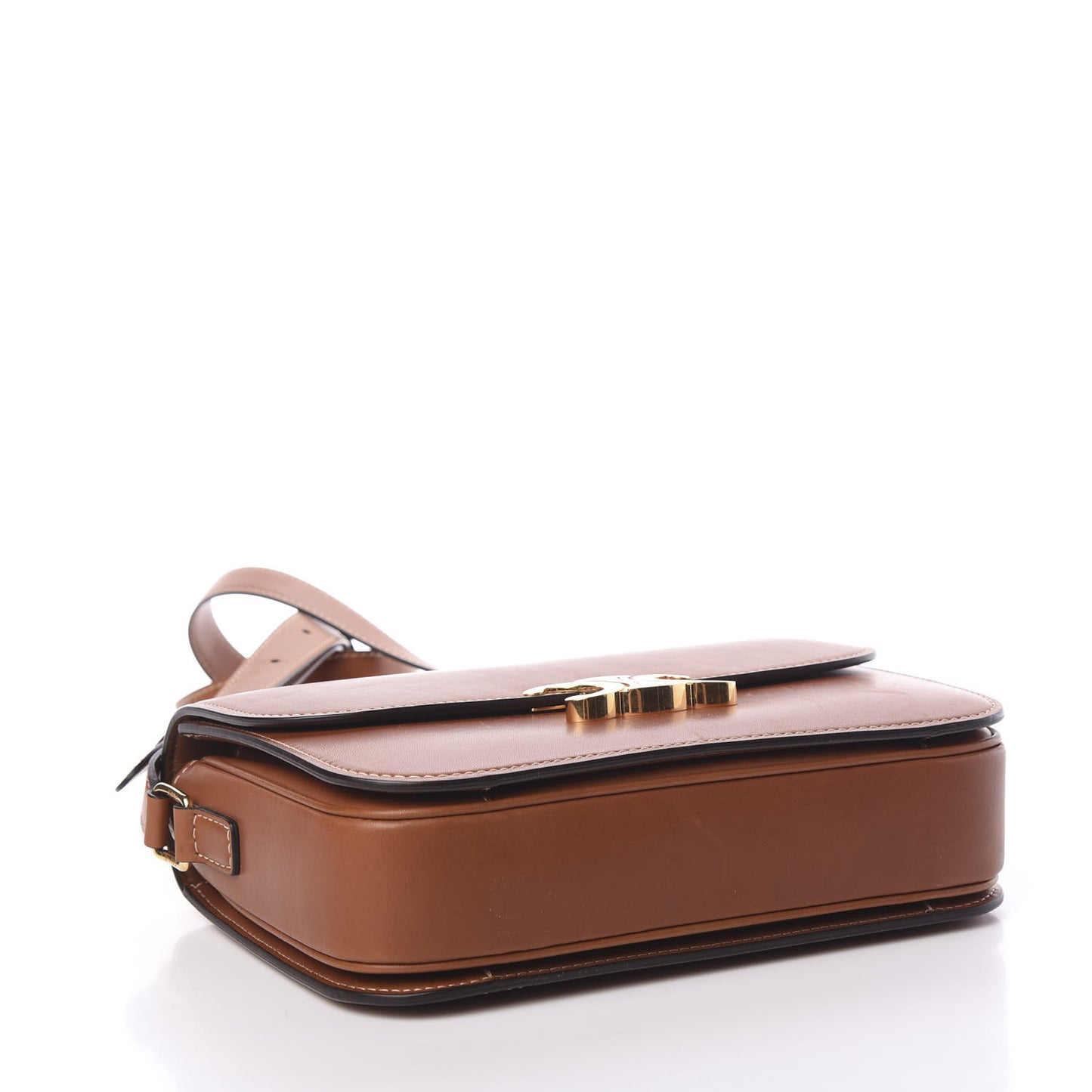Natural Calfskin Medium Triomphe Tan