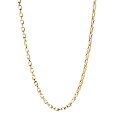 Tiffany 18K Yellow Gold T Narrow Chain Necklace 1 of 5