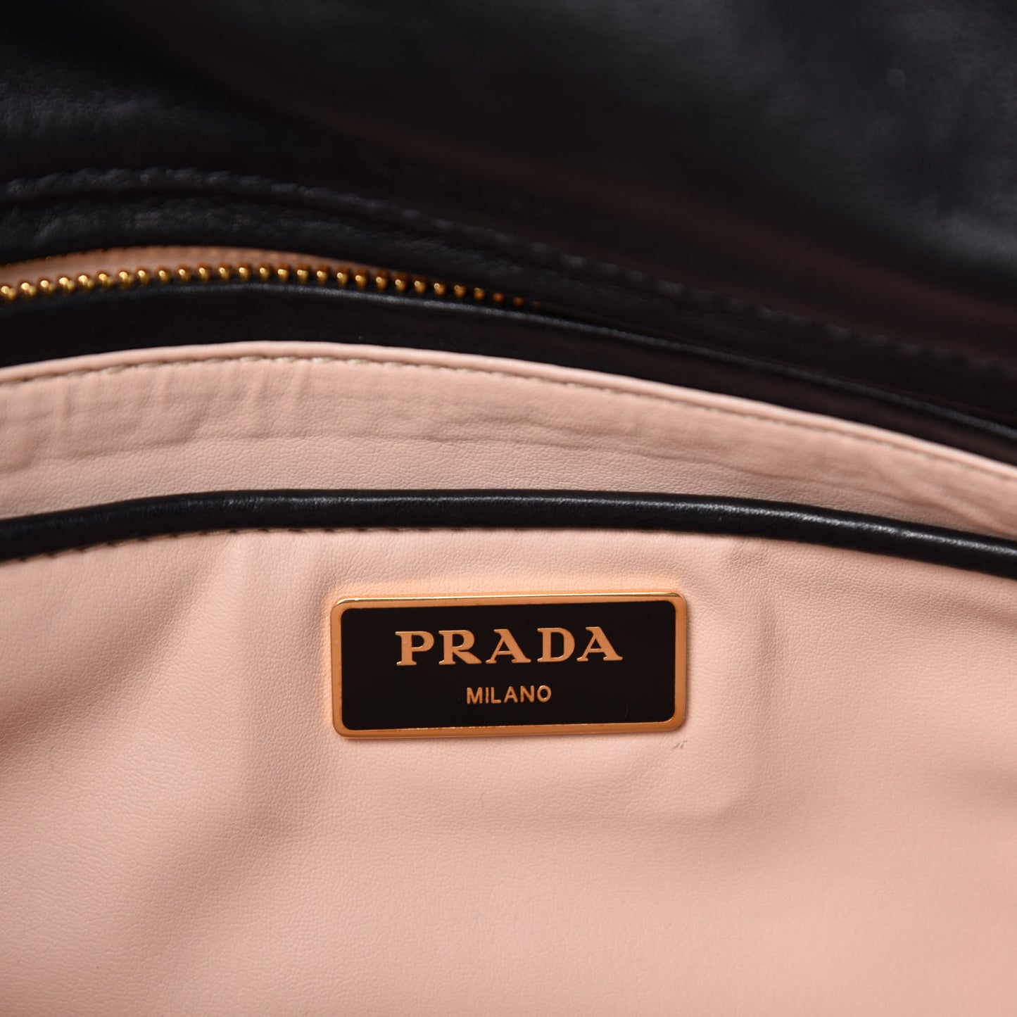 Tela Tweed Chain Shoulder Bag Black