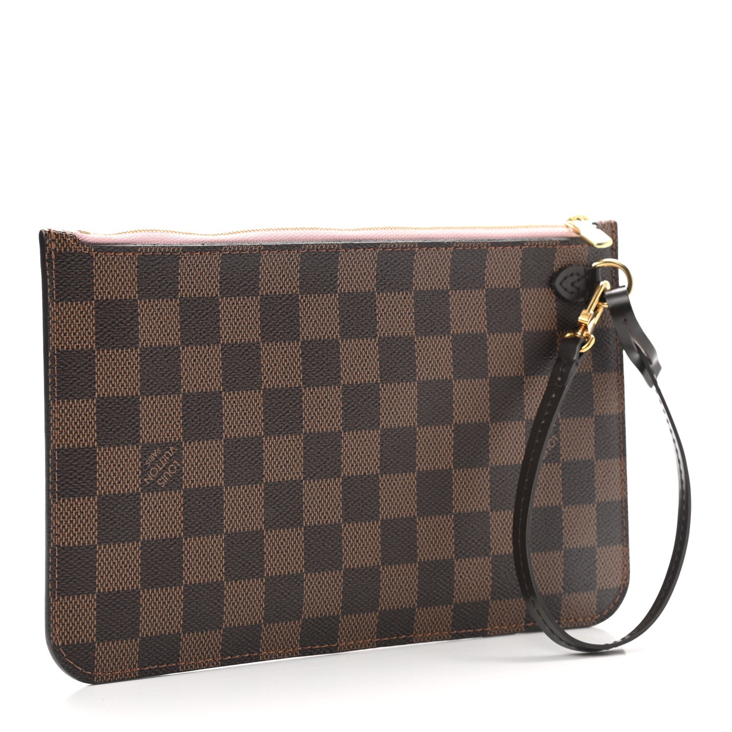 Louis Vuitton Damier Ebene Neverfull MM GM Pochette Rose Ballerine 3 of 7