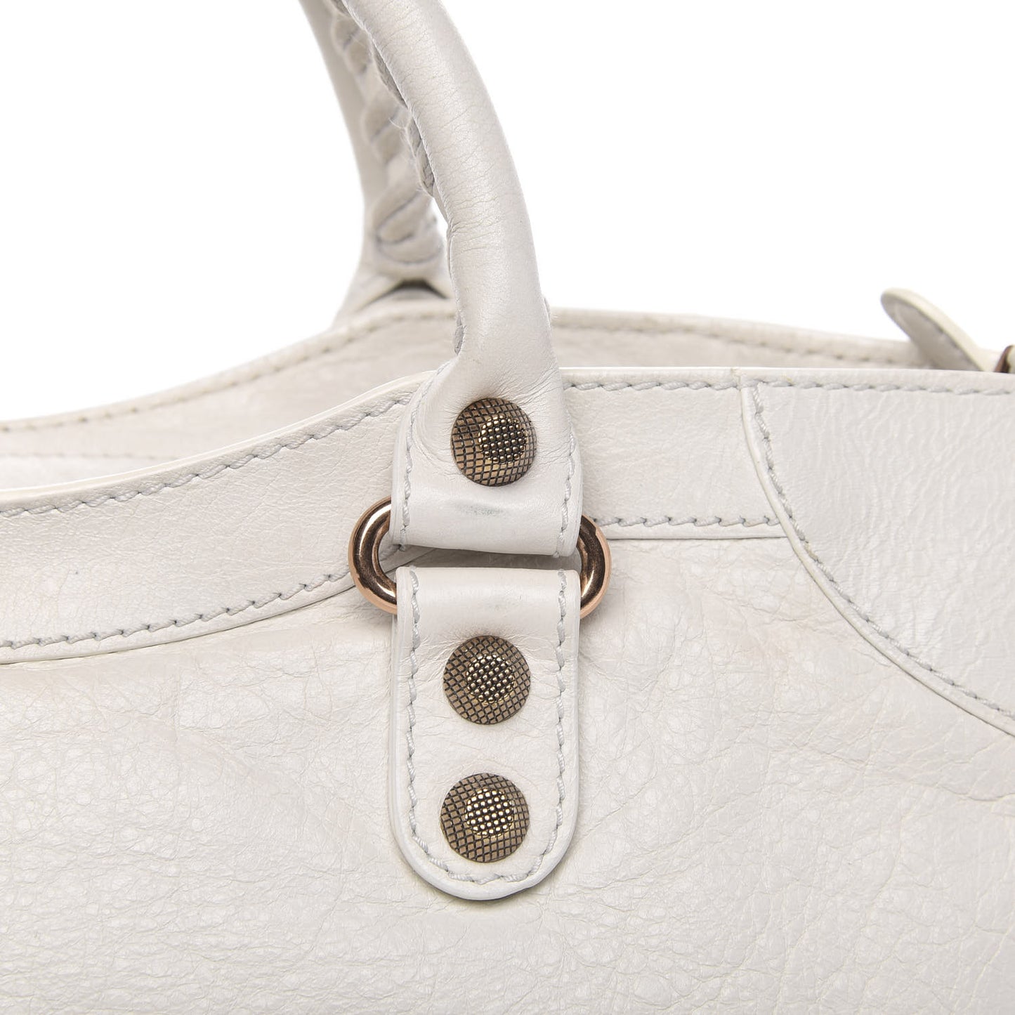 Agneau Giant 12 Rose Gold Hardware City White Light