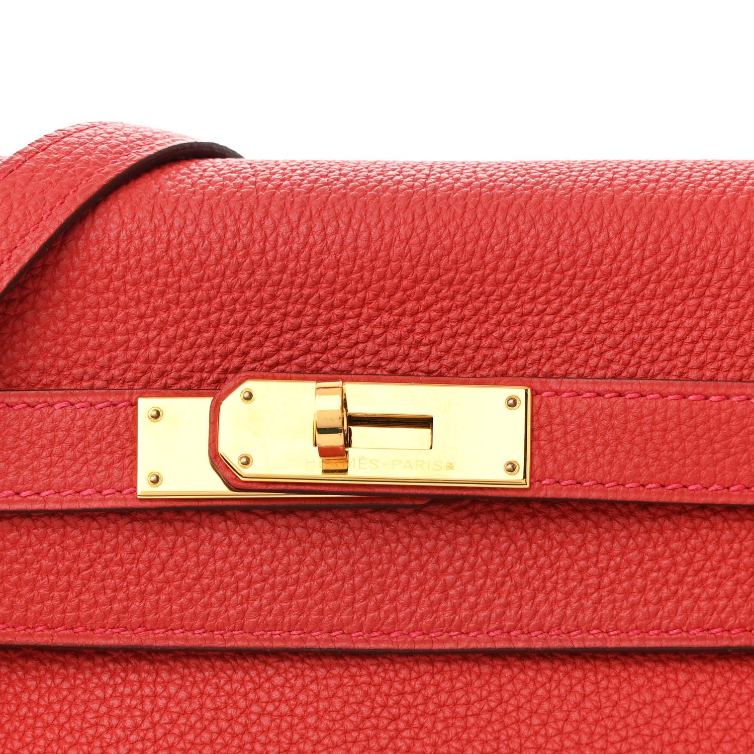 Hermes Togo Kelly Retourne 35 Rouge Casaque 8 of 13