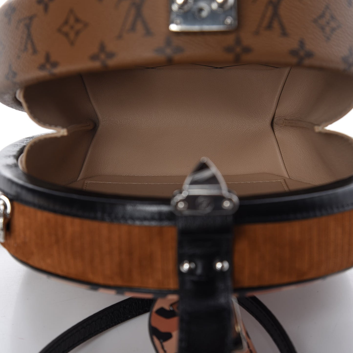 Reverse Monogram Leopard Petite Boite Chapeau
