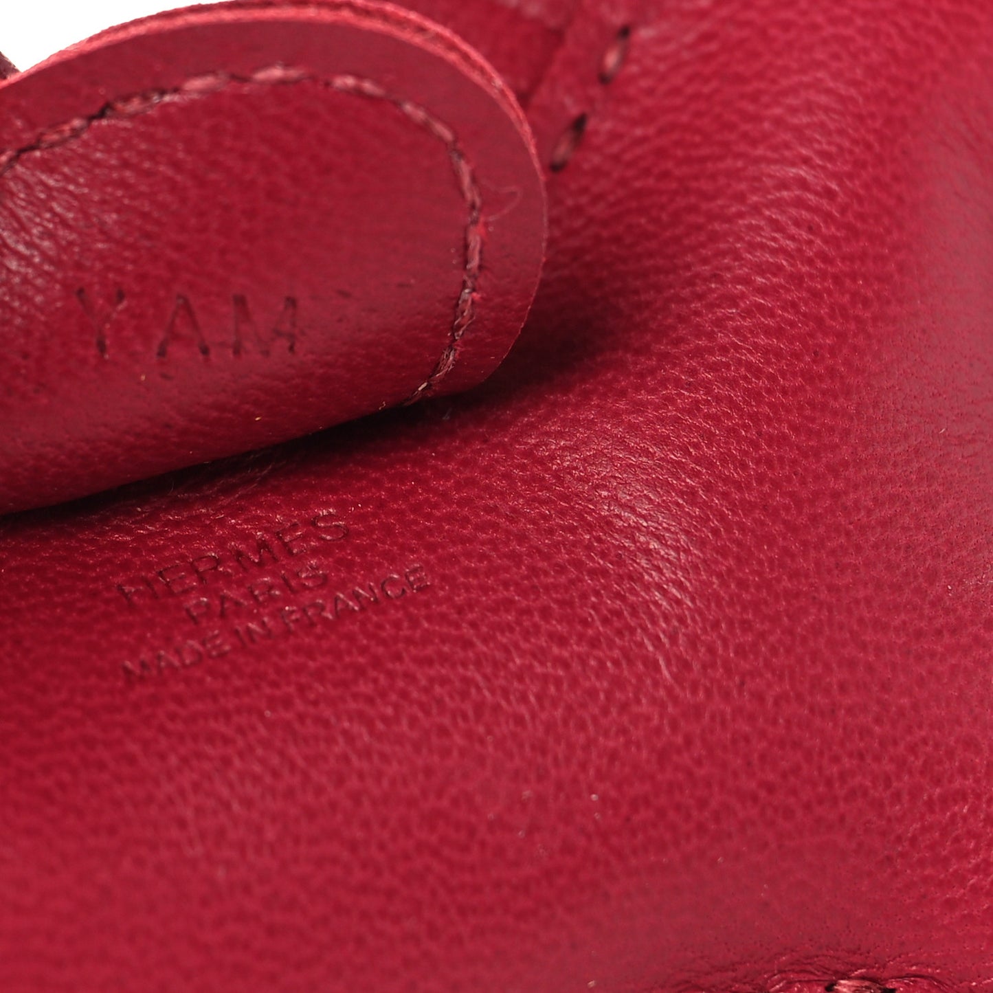 Milo Lambskin Grigri Rodeo Horse Bag Charm PM Rubis