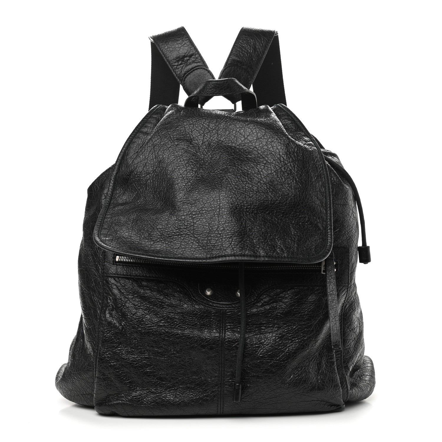 Balenciaga Agneau Classic Silver Hardware S Traveler Backpack Black 2 of 9