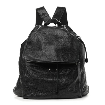 Balenciaga Agneau Classic Silver Hardware S Traveler Backpack Black 2 of 9