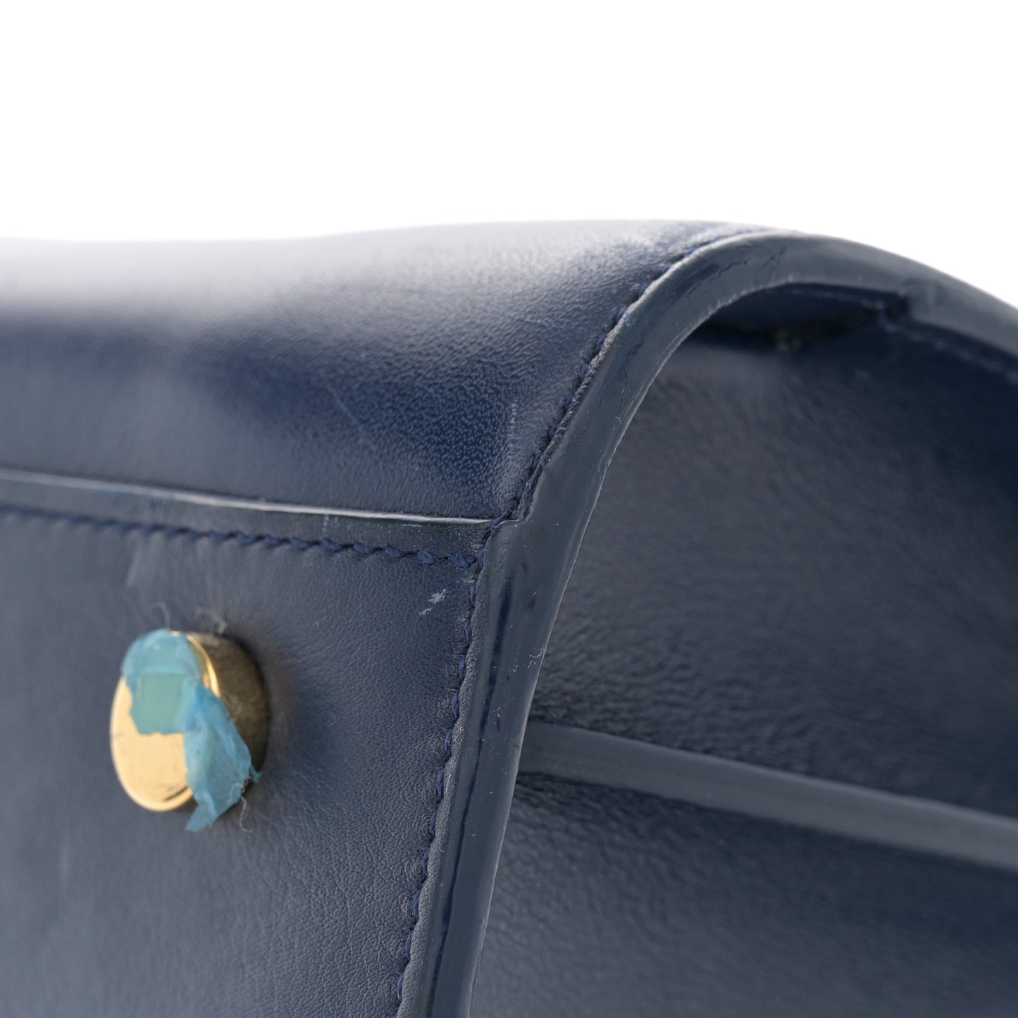 Calfskin Small Sac De Jour Blue Majorelle