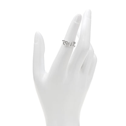 Christian Dior 18K White Gold Diamond Oui Ring 49 4.75 2 of 5