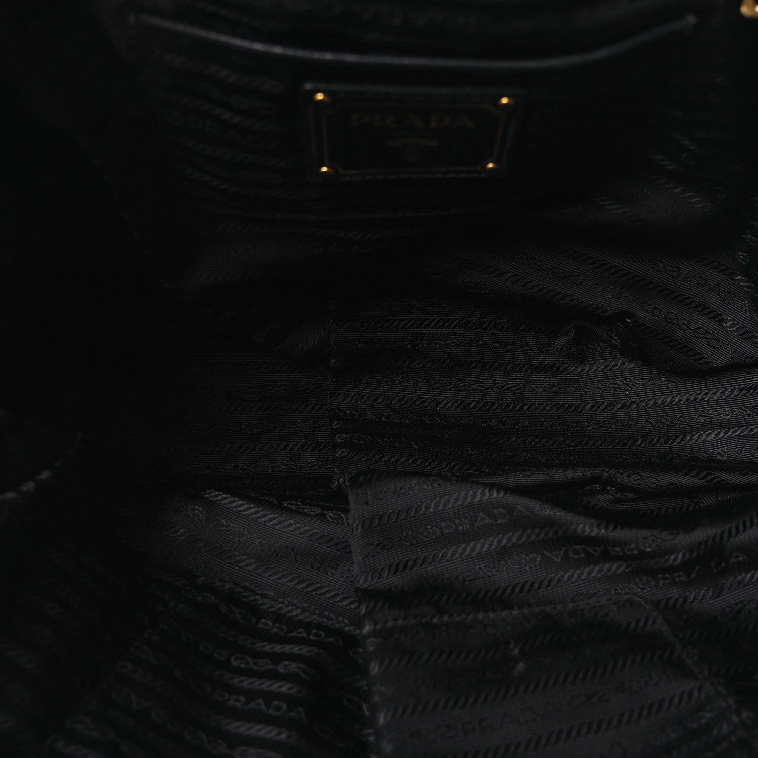 Prada Nappa Gaufre Tote Black 5 of 10