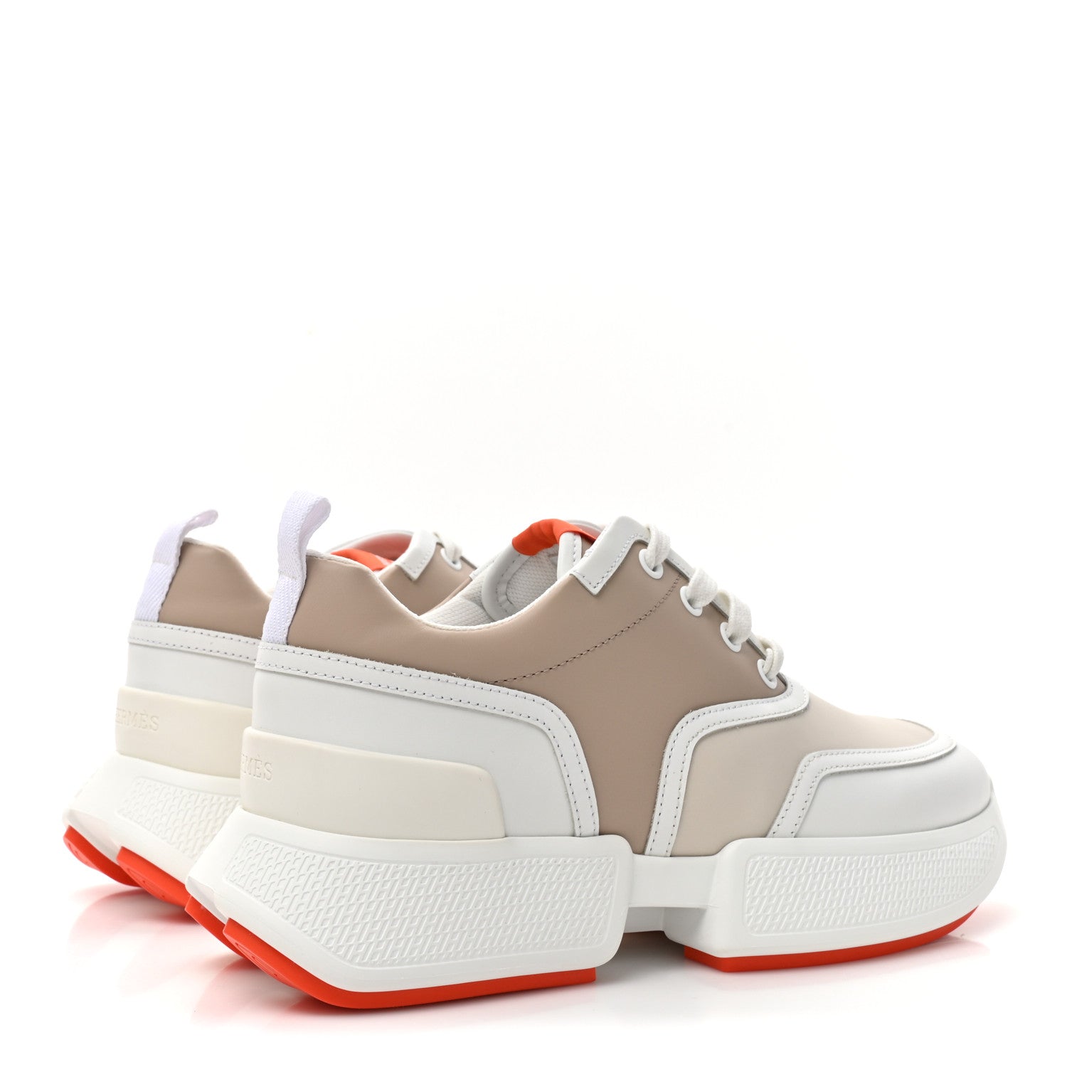Hermes Calfskin Womens Giga Sneakers 37 Multicolor White Gomma 6 of 11