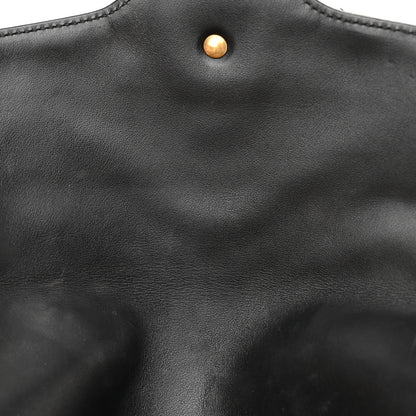 Gucci Calfskin Matelasse Small GG Marmont Shoulder Bag Black 12 of 13