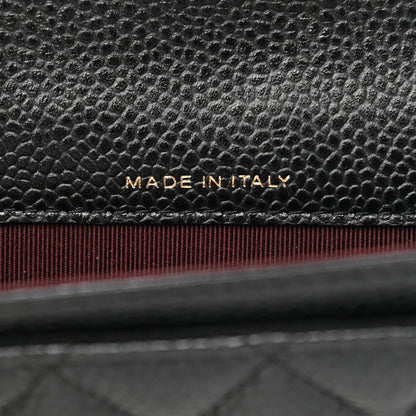 Chanel Caviar Quilted Flap Card Holder Black 7 of 8