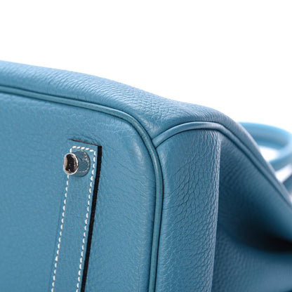 Hermes Togo Birkin 35 Blue Jean 10 of 13