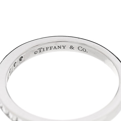 Tiffany Platinum Diamond .25ctw Half Circle Wedding Band Ring 52 6 4 of 6