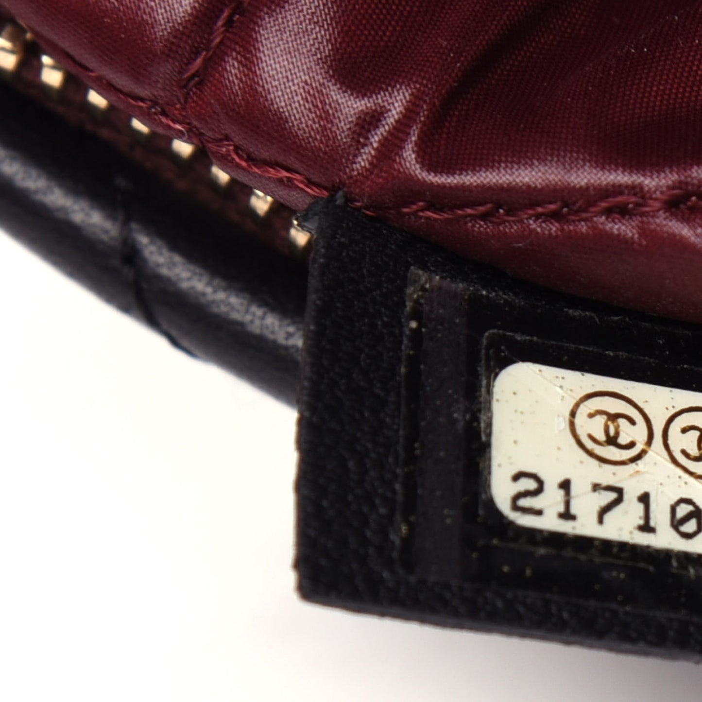 Lambskin Quilted CC Beauty Clutch Black