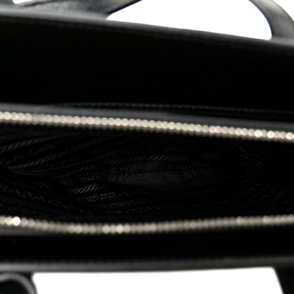 Prada Spazzolato Mini Re-Edition 1995 Double Handle Handbag Black 5 of 9
