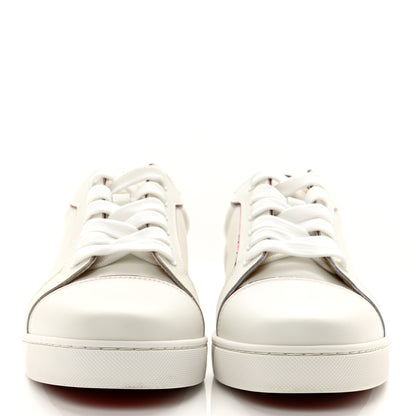 Christian Louboutin Patent Calfskin Womens Fun Vieira Flat Sneakers 40 41 White Loubi 2 of 10