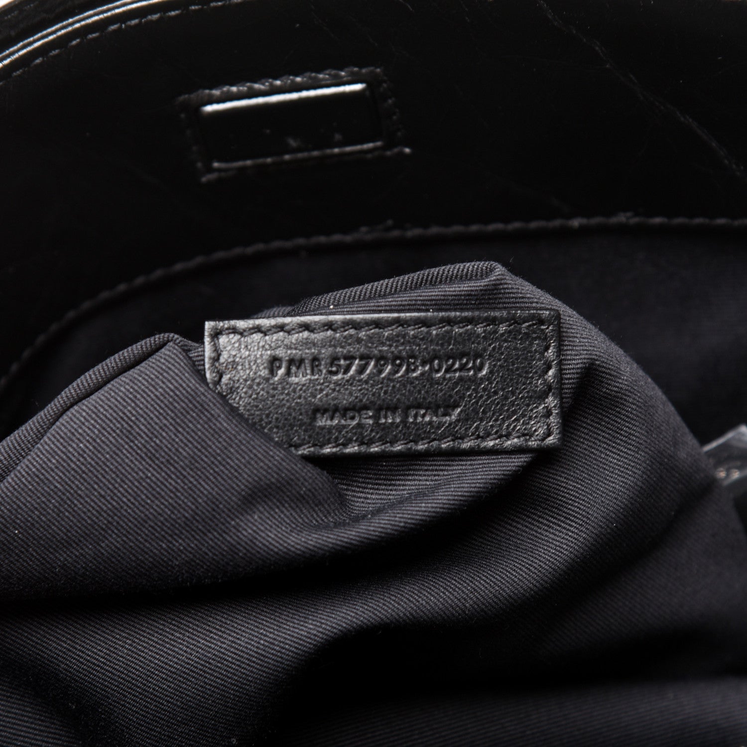 Saint Laurent Crinkled Calfskin Matelasse Monogram Niki Shoulder Bag Black 9 of 11