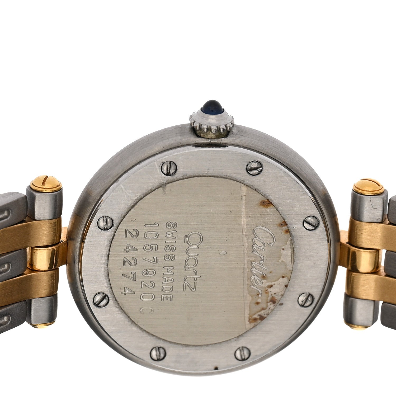 Cartier Stainless Steel 18K Yellow Gold 24mm Panthere Vendome Quartz Watch 4 of 4