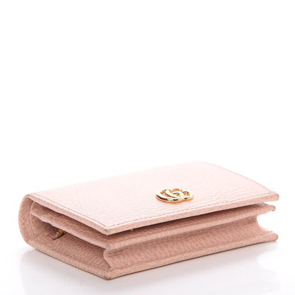 Gucci Dollar Calfskin GG Marmont Card Case Perfect Pink 4 of 12