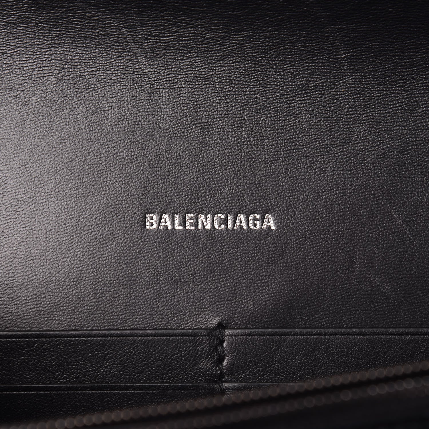 Balenciaga Smooth Calfskin B Wallet on Chain Black 9 of 12