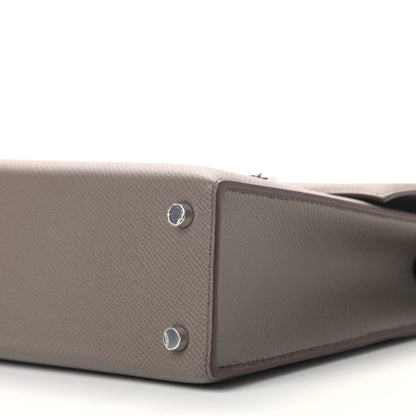 Hermes Epsom Verrou 21 Etain 6 of 8
