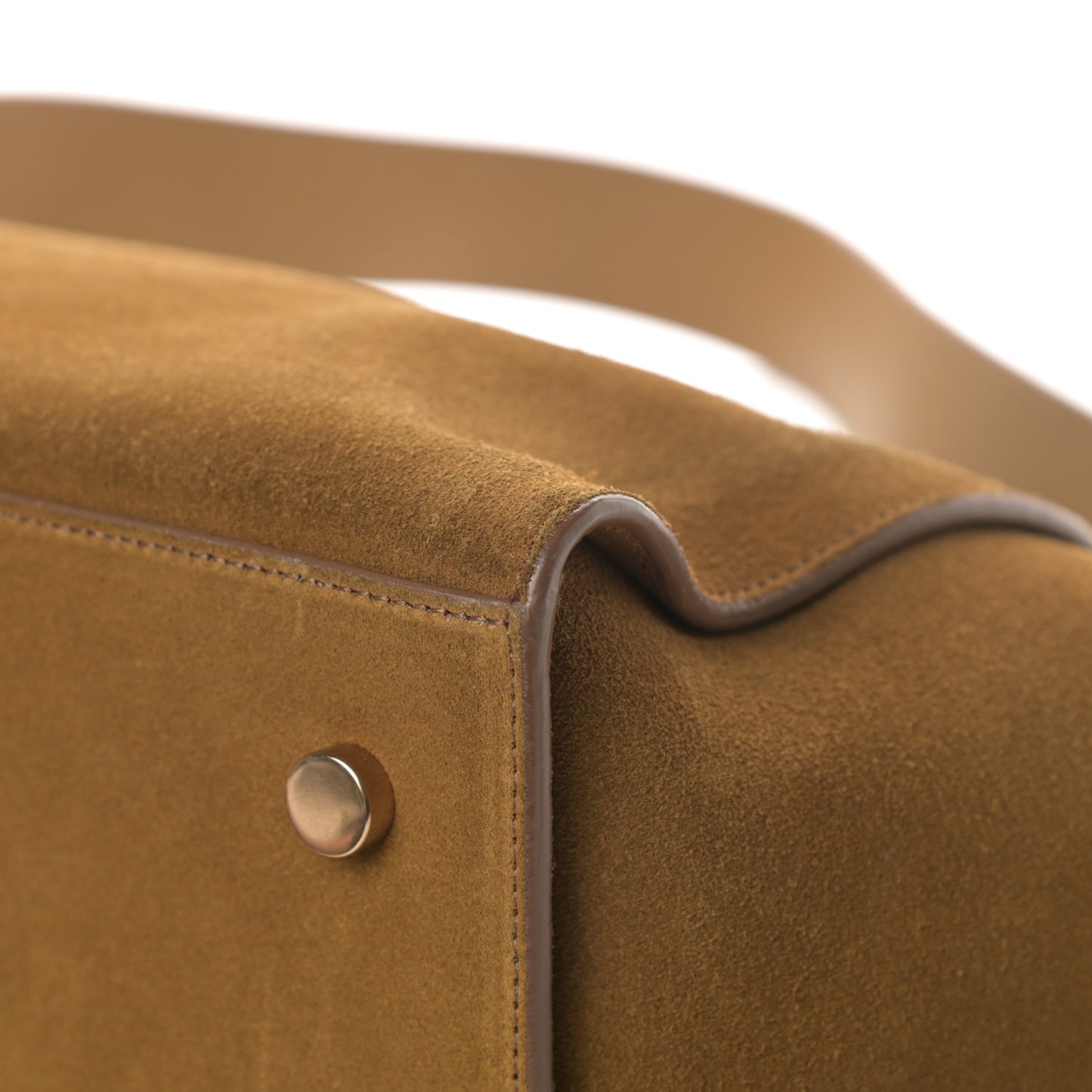 Suede Small Monogram Downtown Cabas Light Ocre