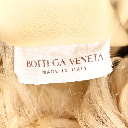 Bottega Veneta Shearling Lambskin The Pouch Chain Porridge 6 of 10