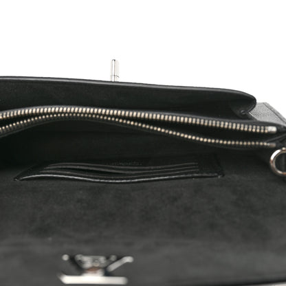 Louis Vuitton Soft Calfskin My Lockme Chain Pochette Black 5 of 9