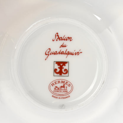 Hermes Porcelain Balcon du Guadalquivir Coffee Cup and Saucer Set of 2 10 of 10