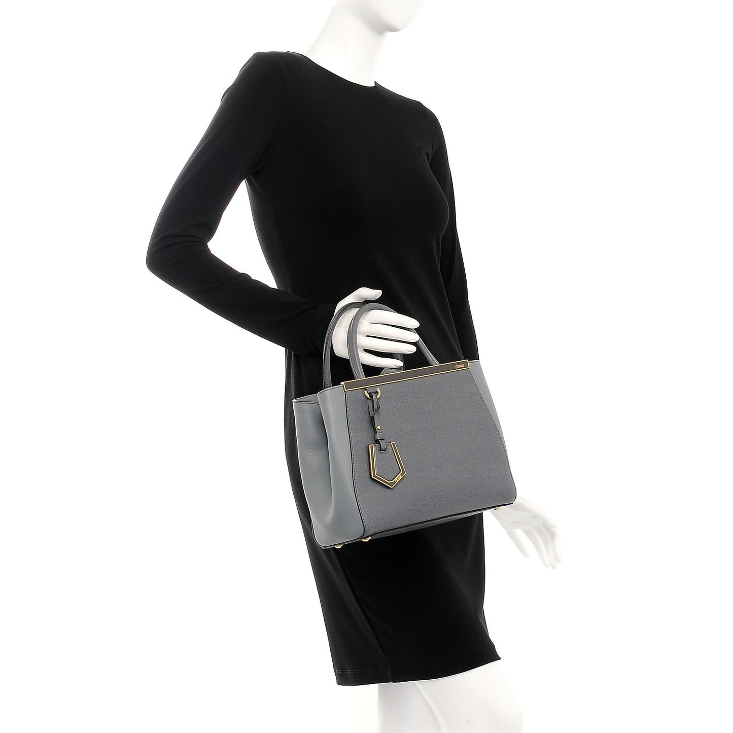 Vitello Elite Petite 2Jours Tote Grigio Grigio Chiaro