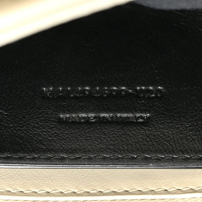 Saint Laurent Calfskin Y Quilted Monogram Small Loulou Chain Satchel Blanc Vintage 9 of 17