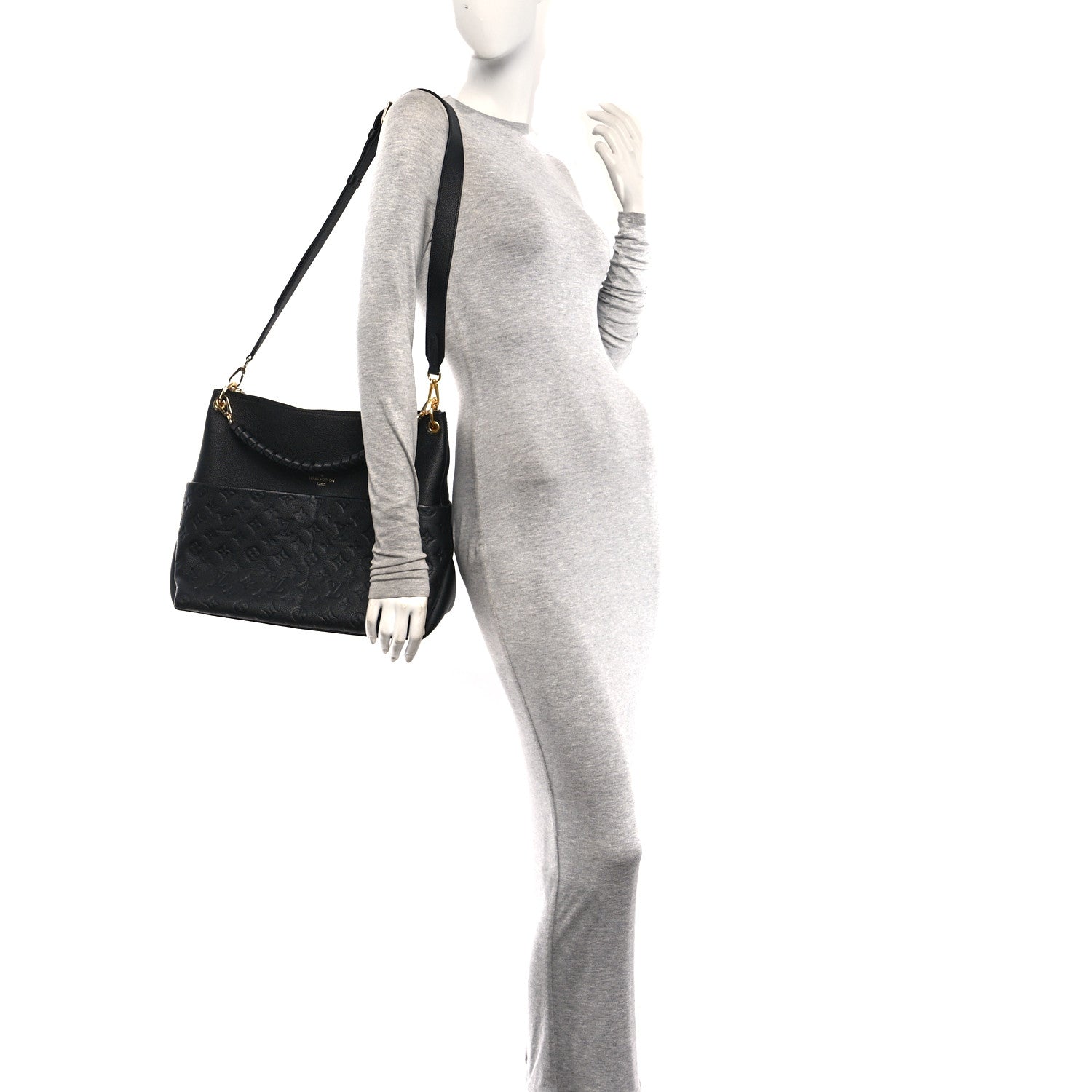 Louis Vuitton Empreinte Maida Hobo Black 2 of 9