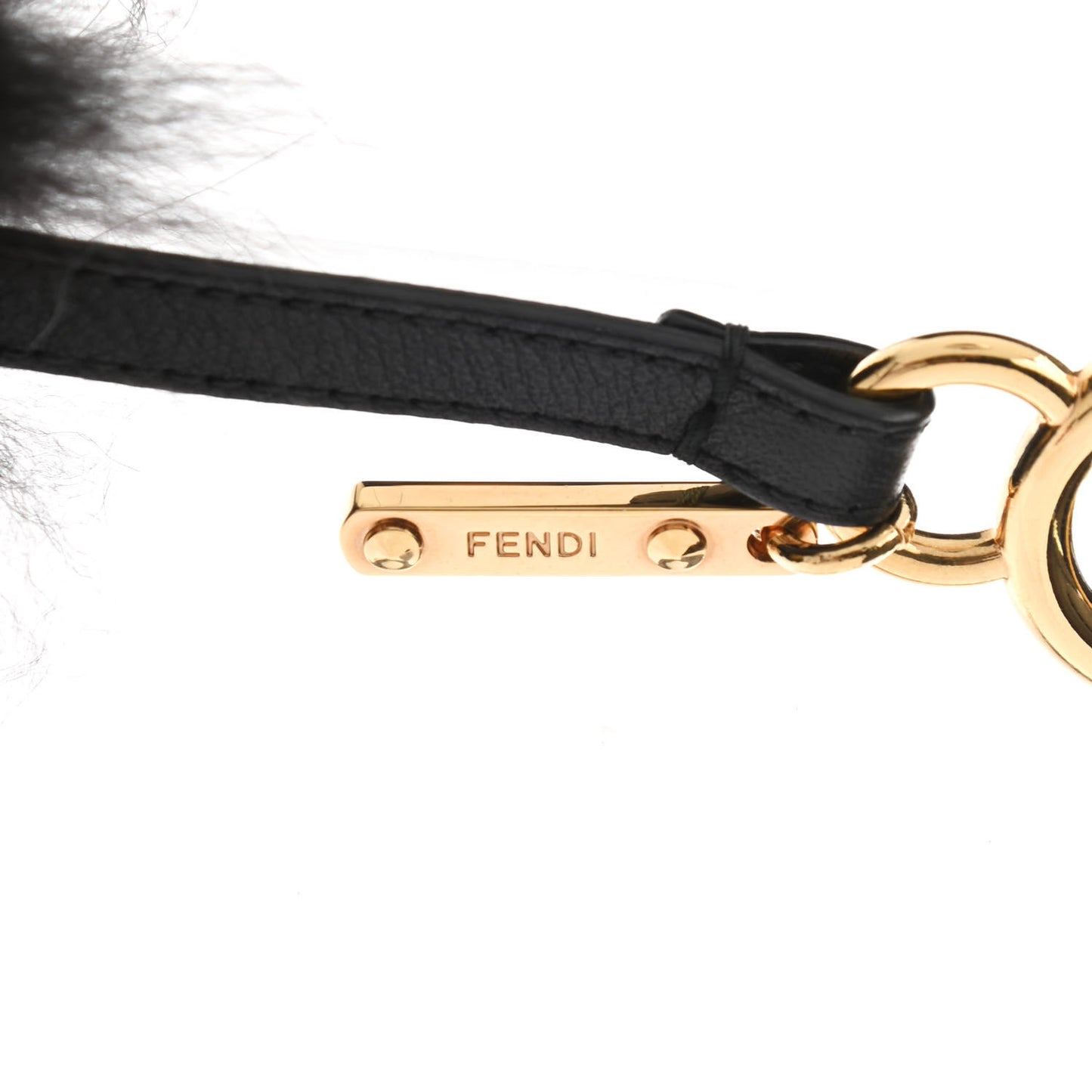Fox Mink Rabbit Fur Vitello Flamingo Grimmy Monster Bag Bug Charm Black Giallo