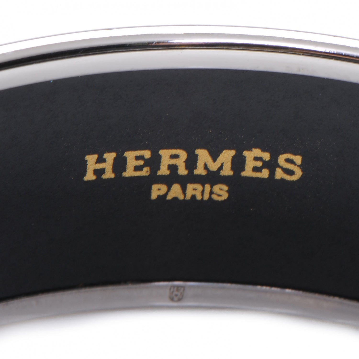 Hermes Enamel Printed Tenues Et Couvertures Wide Bracelet 65 4 of 4