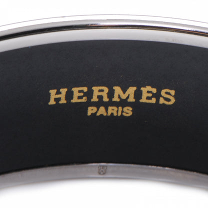 Hermes Enamel Printed Tenues Et Couvertures Wide Bracelet 65 4 of 4
