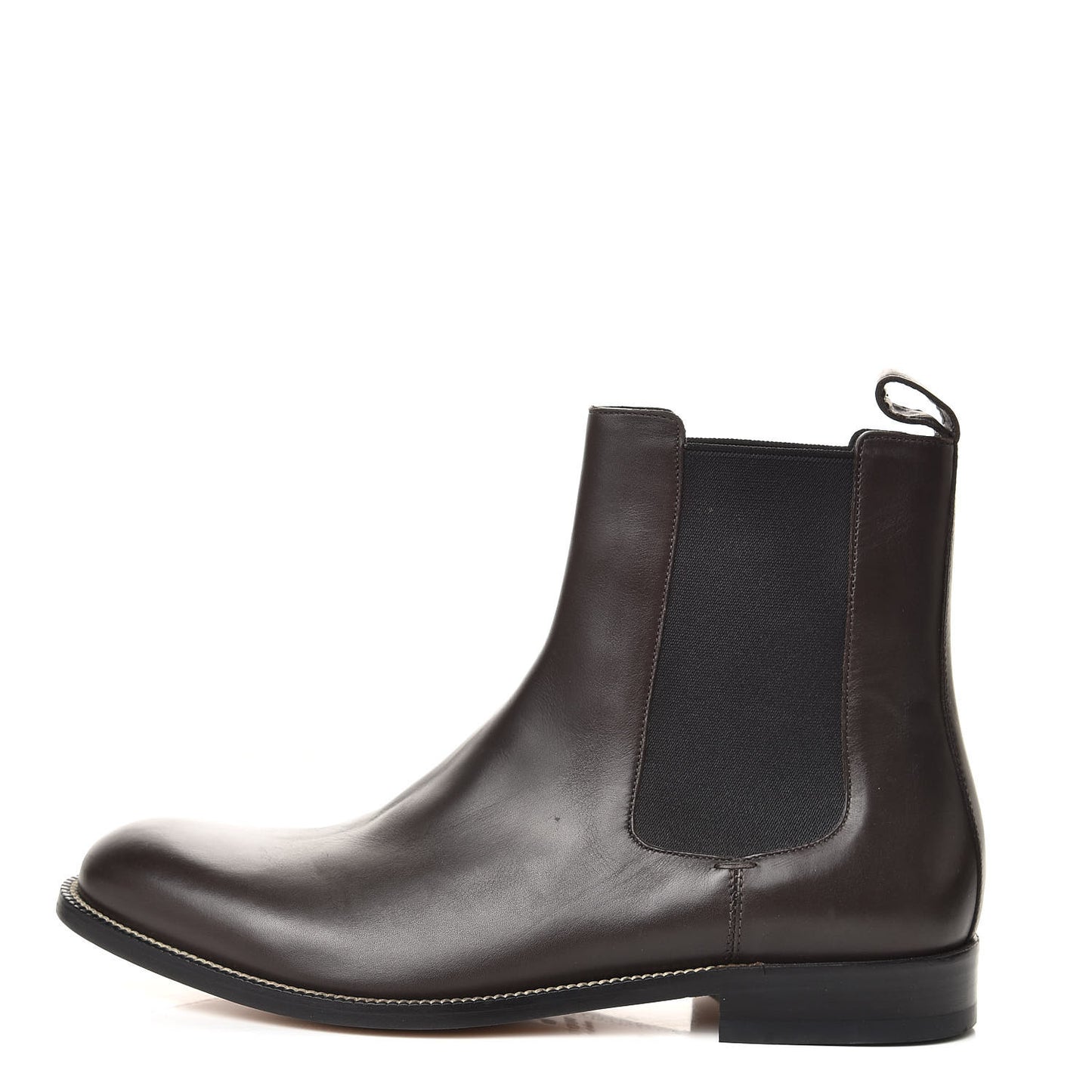 Calfskin Mens Chelsea Ankle Boots 10.5 Brown