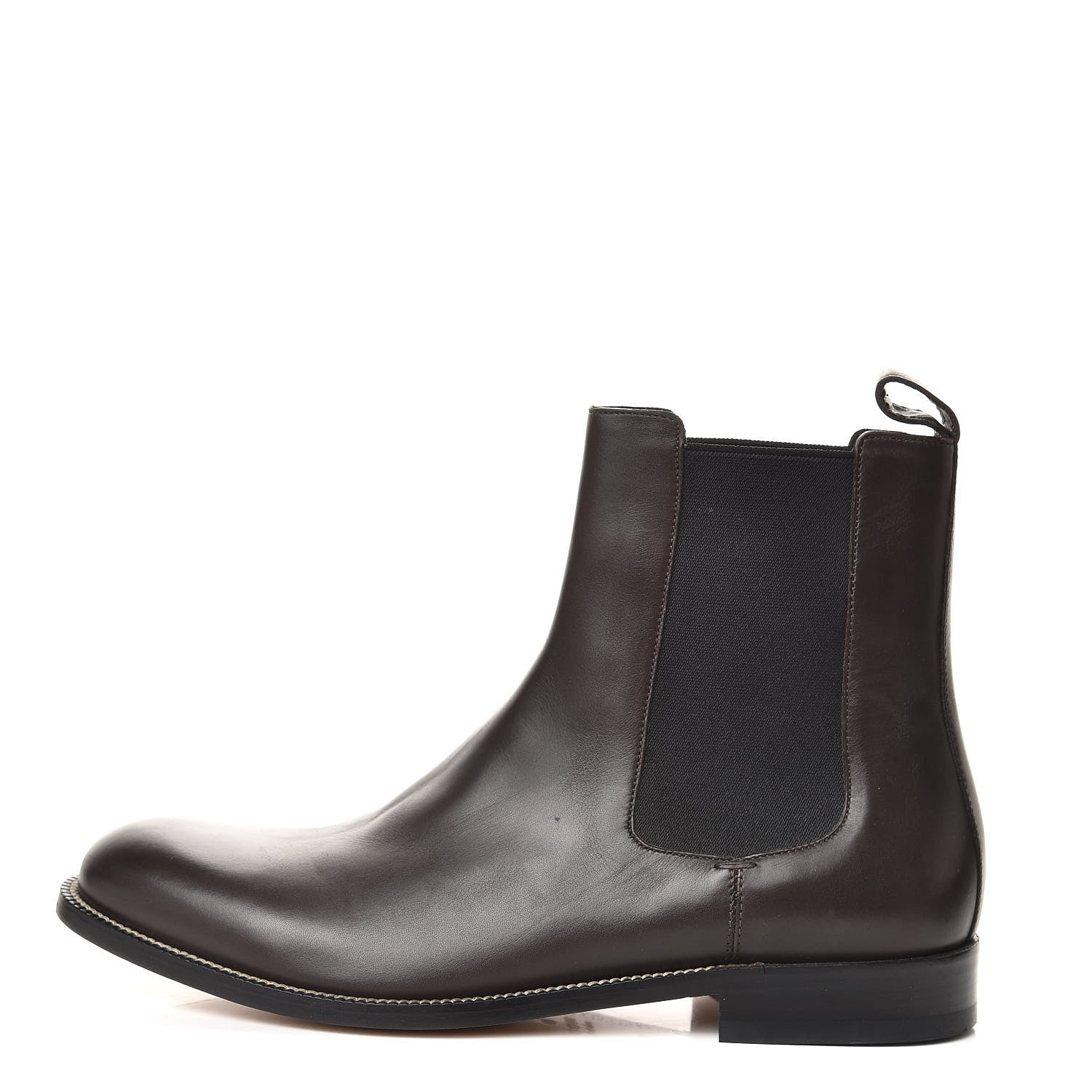 Gucci Calfskin Mens Chelsea Ankle Boots 10.5 Brown 1 of 8
