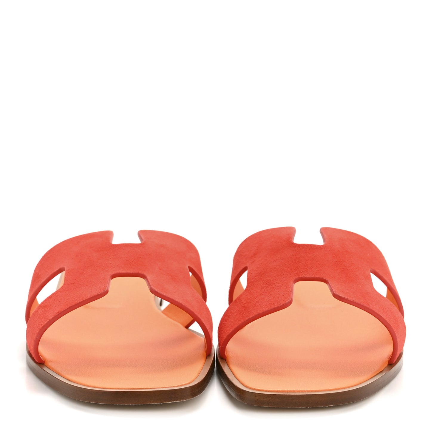 Suede Goatskin Oran Sandals 40 Rouge Ecarlate