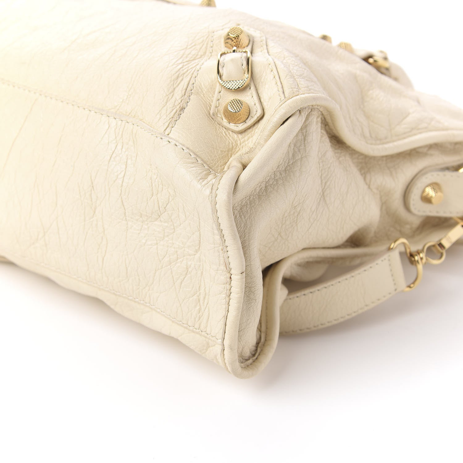 Balenciaga Agneau Giant 12 Gold Hardware City Blanc Creme Light Craie 7 of 12