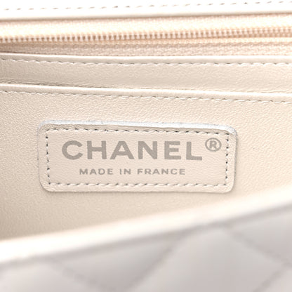 Chanel Calfskin Quilted Mini Rectangular Flap White 6 of 13