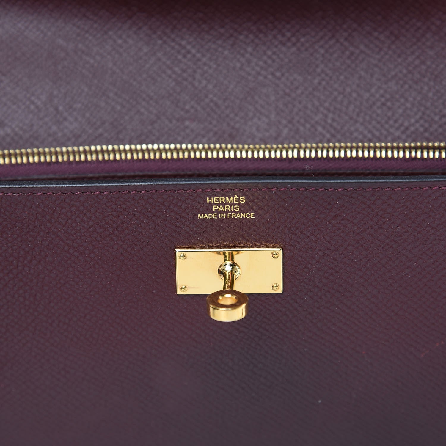Hermes Epsom Kelly Longue Wallet Bordeaux 6 of 14