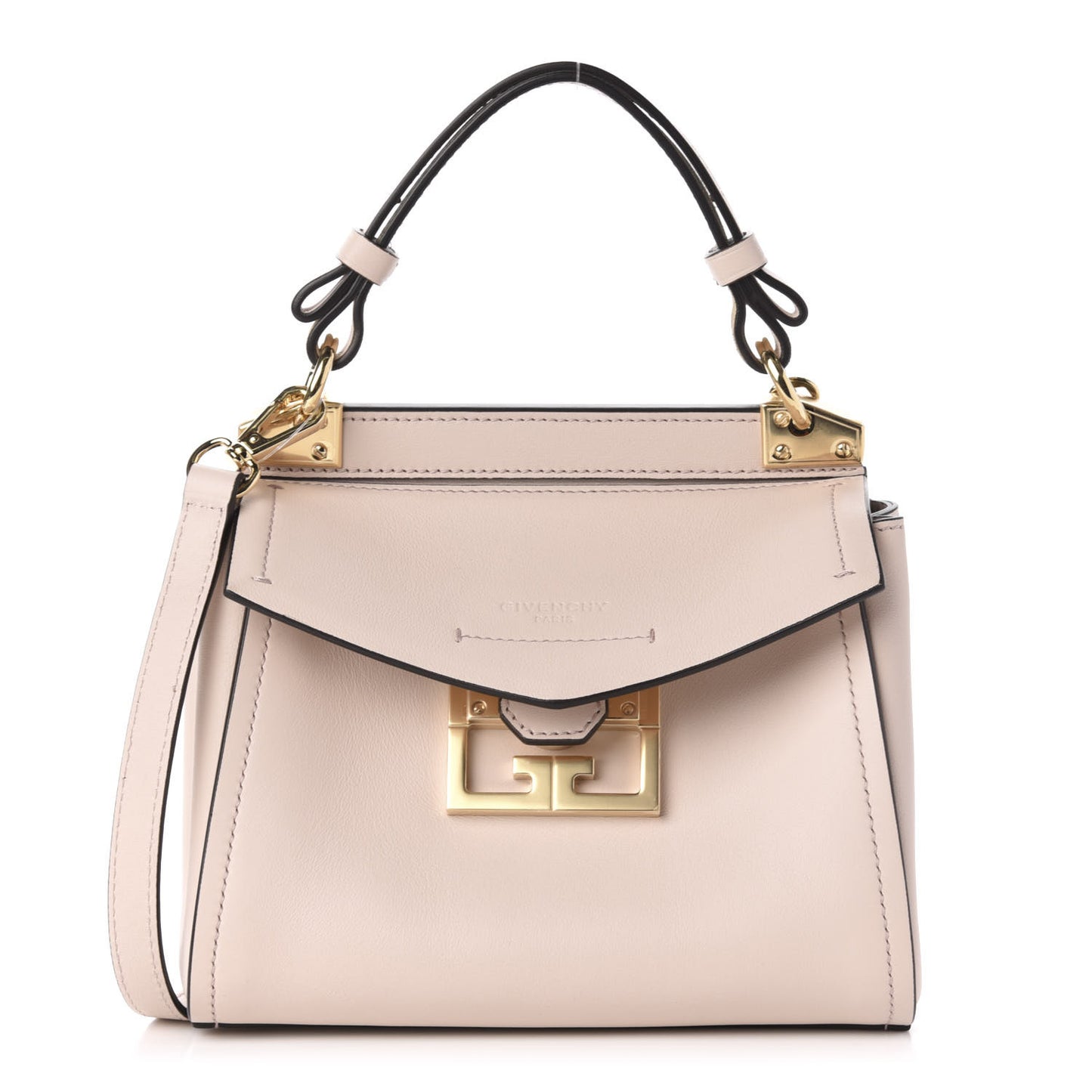 Calfskin Mini Mystic Shoulder Bag Pale Pink