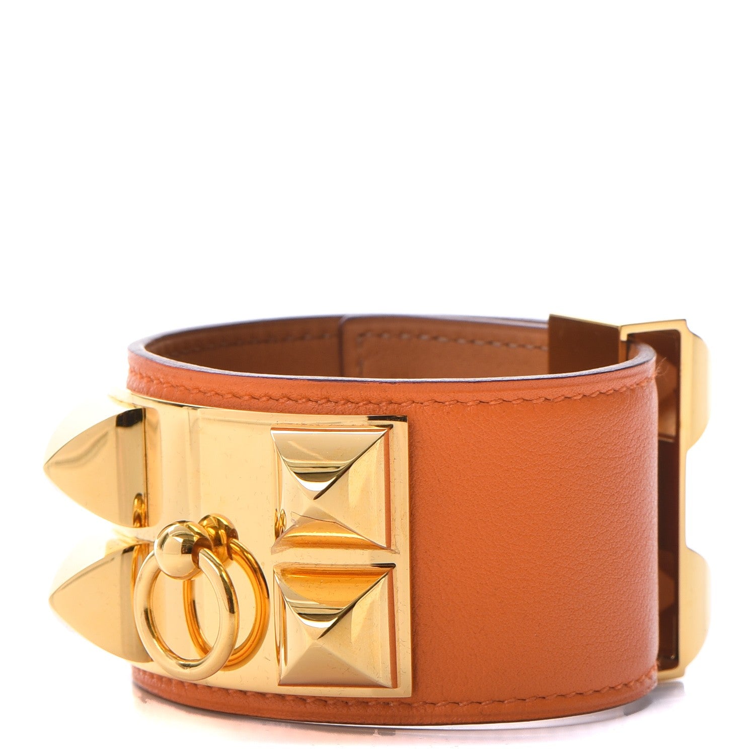 Hermes Swift Collier de Chien CDC Bracelet S Orange 1 of 8