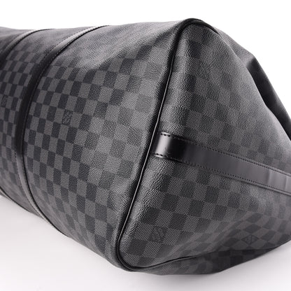 Louis Vuitton Damier Graphite Keepall Bandouliere 55 10 of 11