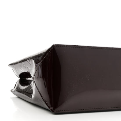 Louis Vuitton Vernis Wilshire PM Amarante 8 of 10