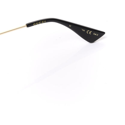 Gucci Rectangular Frame Sunglasses GG0414S Black 5 of 7